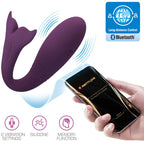 PRETTY LOVE - JAYLEEN VIBRATOR APP REMOTE CONTROL PURPLE - Amore24
