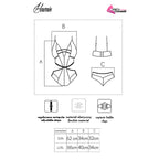 LIVCO CORSETTI FASHION - HAWAIN LC 90665 BODY BLACK L/XL - Amore24