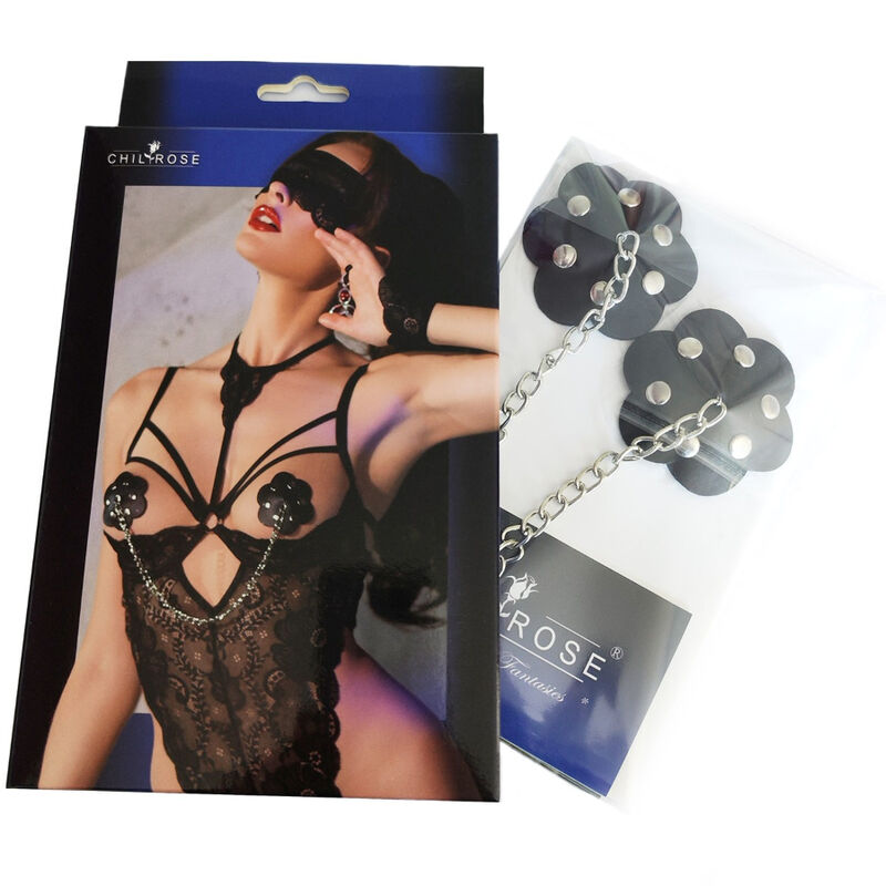 CHILIROSE - CR 4675 NIPPLE COVERS BLACK - Amore24