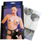 CHILIROSE - CR 4662 NIPPLE COVERS SILVER & BLACK - Amore24