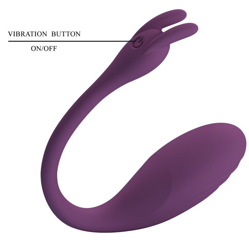 PRETTY LOVE - CATALINA VIBRATOR APP REMOTE CONTROL PURPLE - Amore24