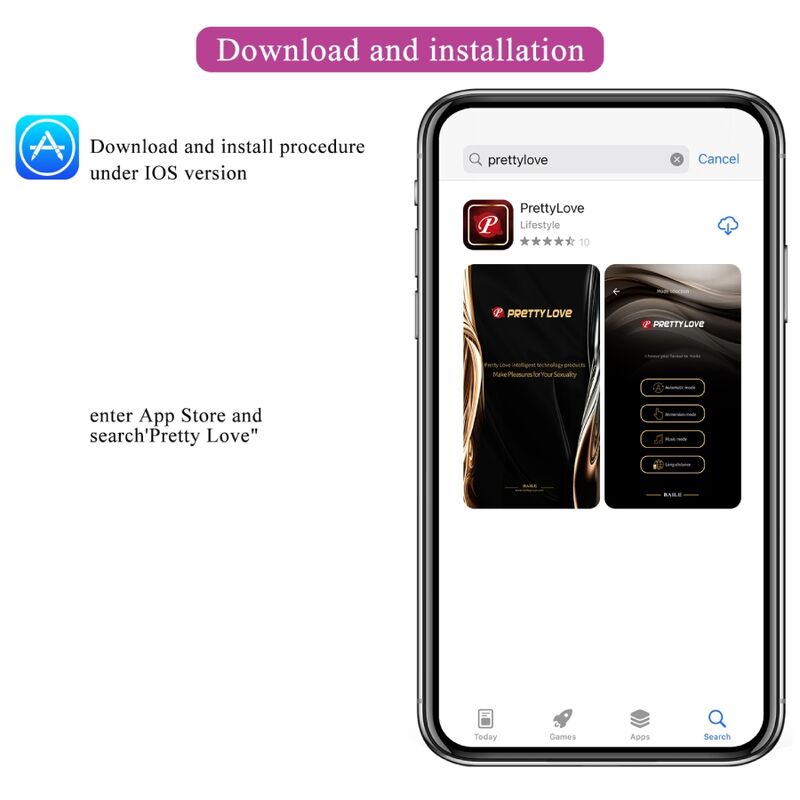 PRETTY LOVE - CATALINA VIBRATOR APP REMOTE CONTROL PURPLE - Amore24
