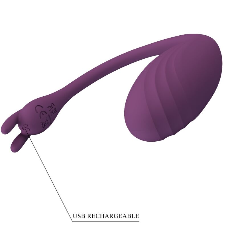 PRETTY LOVE - CATALINA VIBRATOR APP REMOTE CONTROL PURPLE - Amore24
