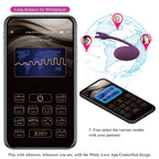 PRETTY LOVE - CATALINA VIBRATOR APP REMOTE CONTROL PURPLE - Amore24