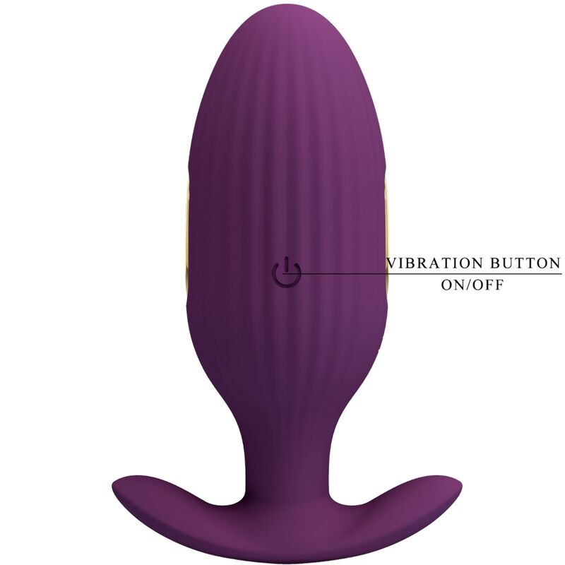 PRETTY LOVE - JEFFERSON APP CONTROLLED ANAL PLUG PURPLE - Amore24