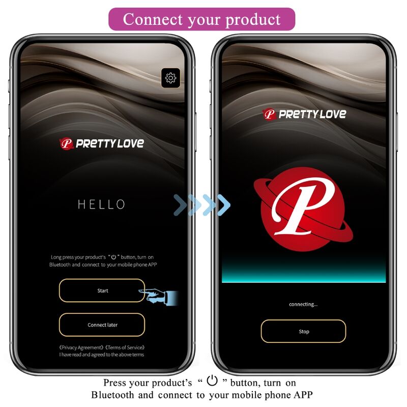 PRETTY LOVE - JEFFERSON APP CONTROLLED ANAL PLUG PURPLE - Amore24