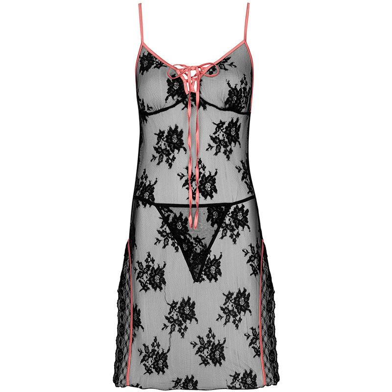LIVCO CORSETTI FASHION - KARONIN LC 90628 SHIRT + PANTY BLACK - Amore24