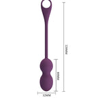 PRETTY LOVE - ELVIRA KEGEL BALLS APP REMOTE CONTROL PURPLE - Amore24