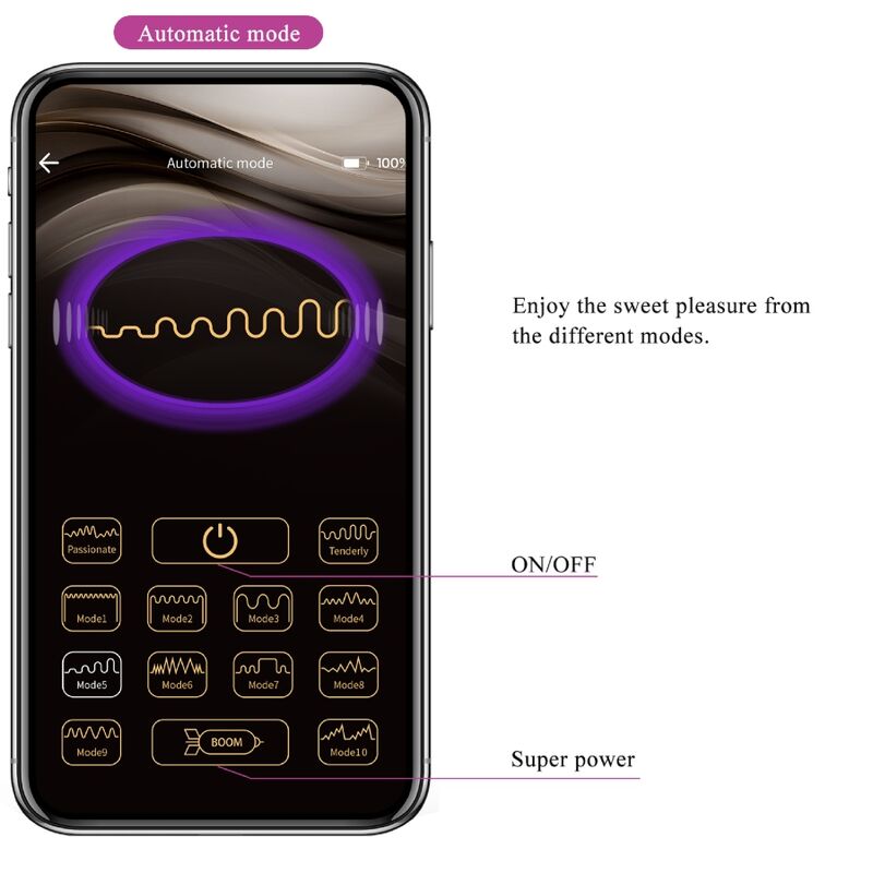 PRETTY LOVE - ELVIRA KEGEL BALLS APP REMOTE CONTROL PURPLE - Amore24