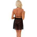 LIVCO CORSETTI FASHION - MALVIAMI LC 90625 SHIRT + PANTY BLACK - Amore24
