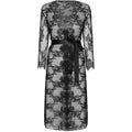 LIVCO CORSETTI FASHION - MOSTINA LC 90641 DRESSING G GOWN BLACK L/XL - Amore24
