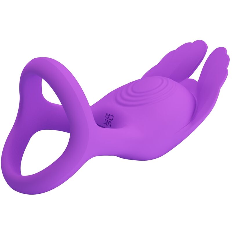 PRETTY LOVE - SILAS VIBRANT PENIS RING 7 VIBRATIONS PURPLE SILICONE - Amore24