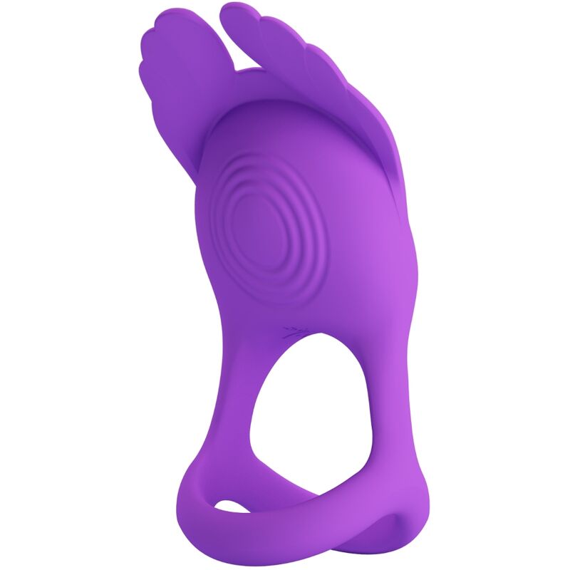 PRETTY LOVE - SILAS VIBRANT PENIS RING 7 VIBRATIONS PURPLE SILICONE - Amore24