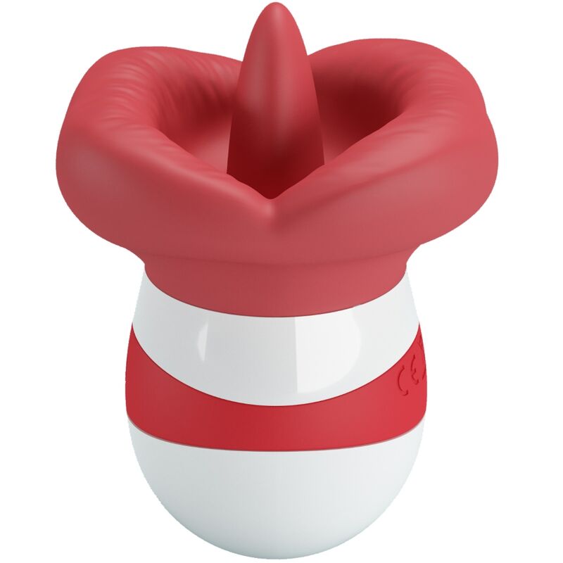 PRETTY LOVE - MINA TONGUE STIMULATOR LIGHT RED - Amore24