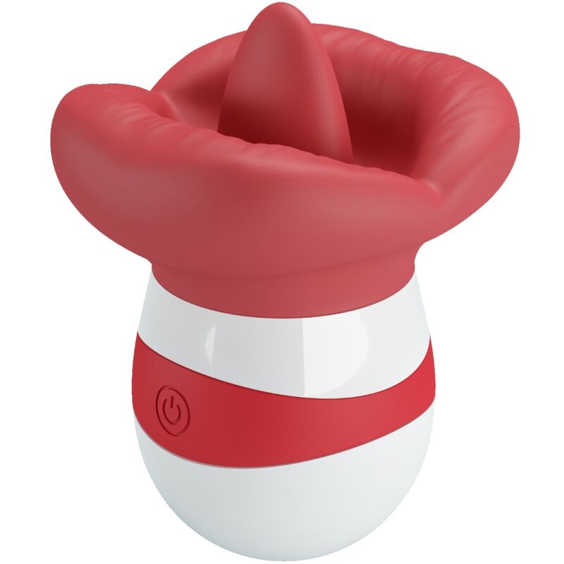 PRETTY LOVE - MINA TONGUE STIMULATOR LIGHT RED - Amore24