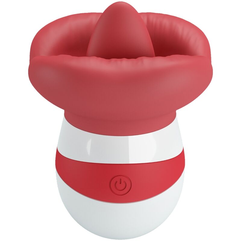 PRETTY LOVE - MINA TONGUE STIMULATOR LIGHT RED - Amore24