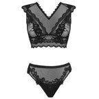 LIVCO CORSETTI FASHION - TIMOSAN LC 90631 BRA + PANTY BLACK - Amore24
