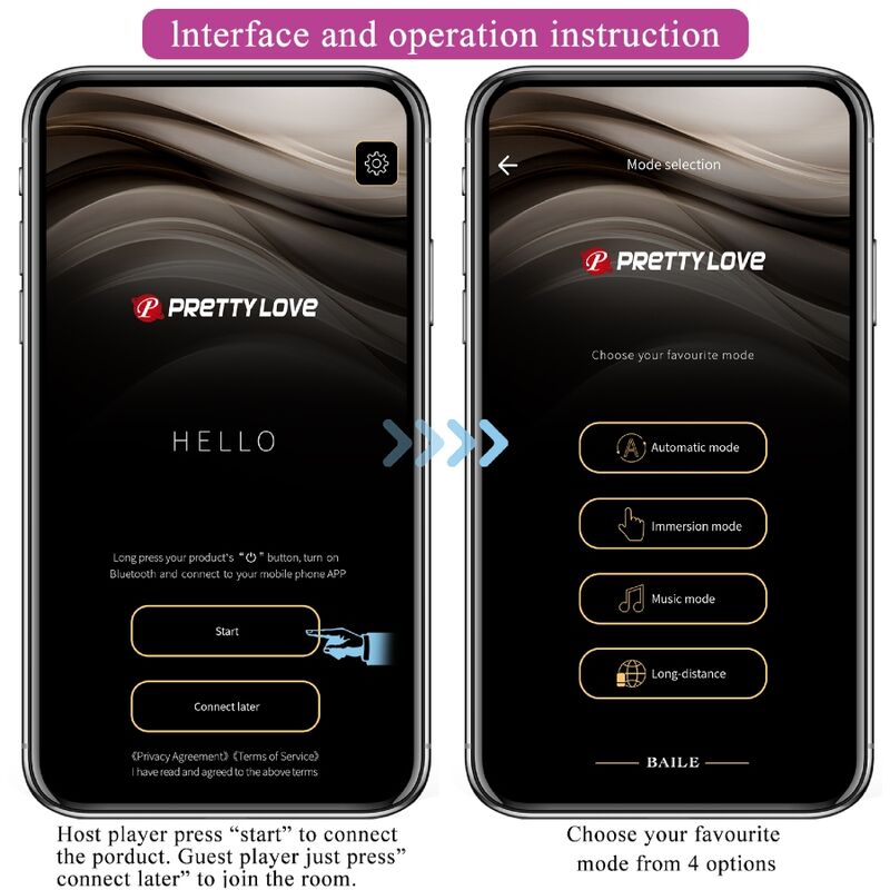 PRETTY LOVE - BILLY VIBRATION REMOTE CONTROL PURPLE FREE APP - Amore24