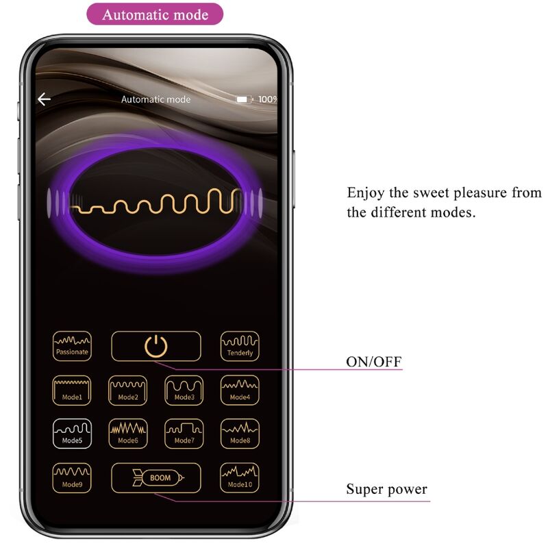 PRETTY LOVE - BILLY VIBRATION REMOTE CONTROL PURPLE FREE APP - Amore24