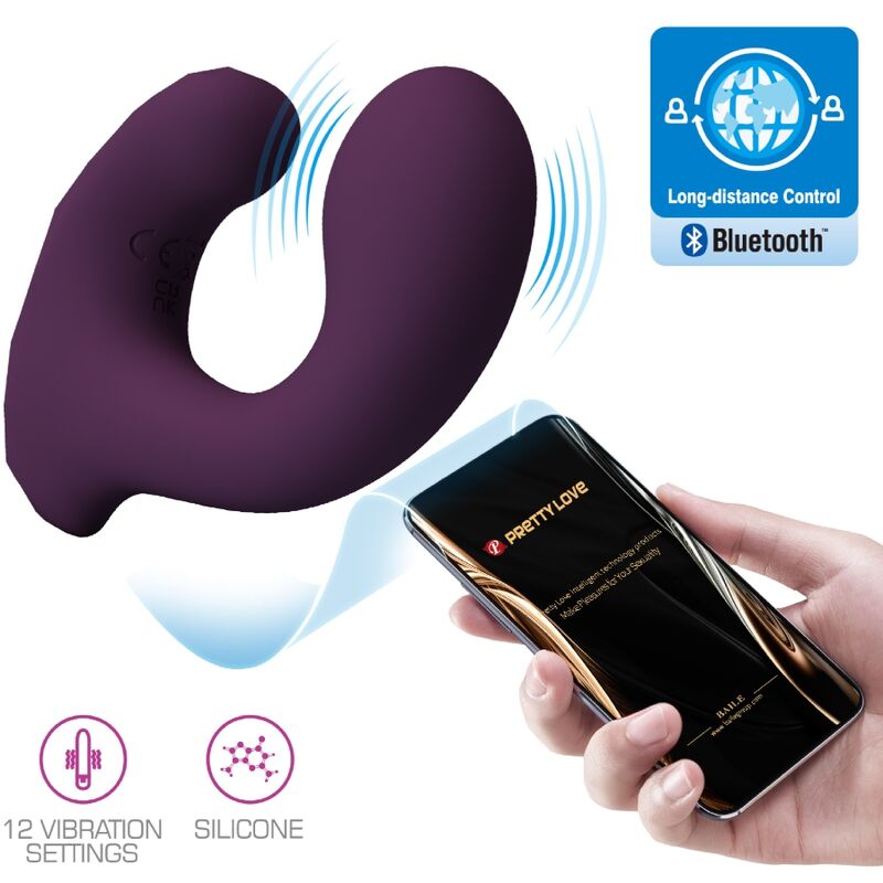 PRETTY LOVE - BILLY VIBRATION REMOTE CONTROL PURPLE FREE APP - Amore24