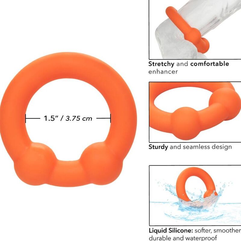 CALEXOTICS - ALPHA DUAL BALL RING ORANGE - Amore24