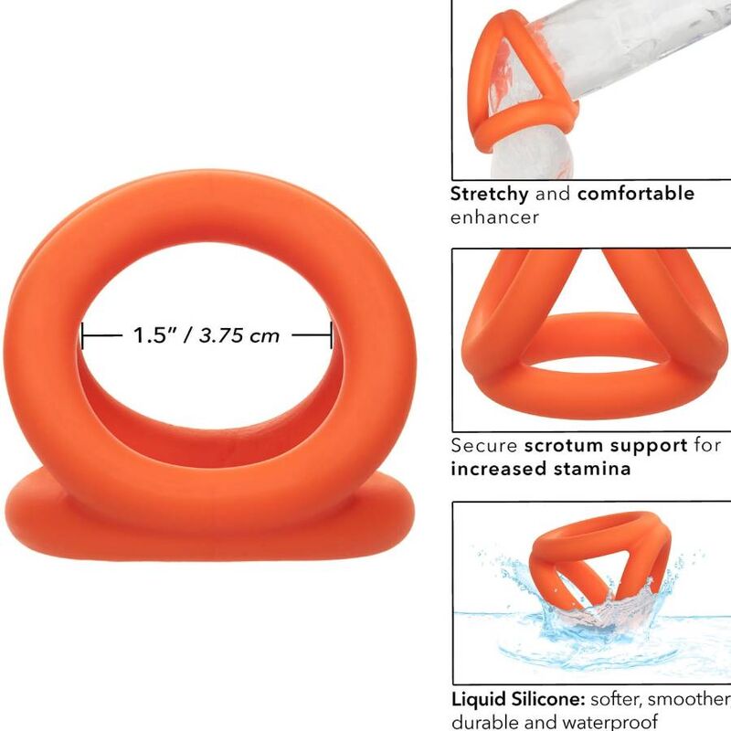 CALEXOTICS - ALPHA TRI-RING ORANGE - Amore24