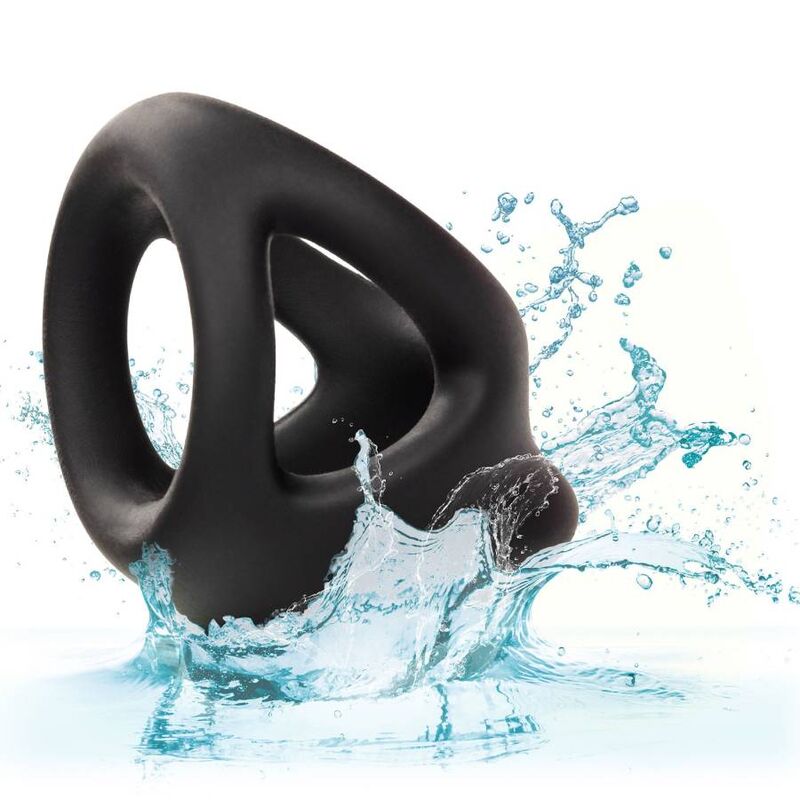 CALEXOTICS - ALPHA DUAL CAGE RING BLACK - Amore24