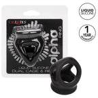 CALEXOTICS - ALPHA DUAL CAGE RING BLACK - Amore24