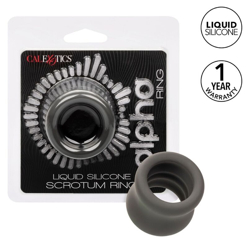 CALEXOTICS - ALPHA SCROTUM STRETCHING RING BLACK - Amore24