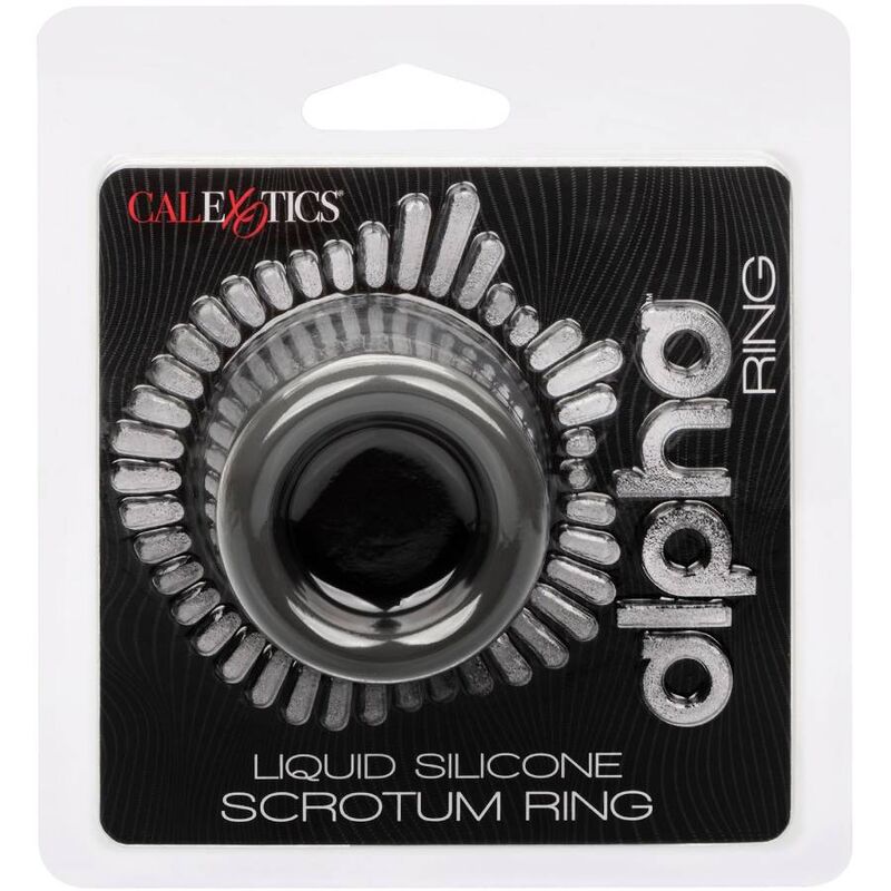 CALEXOTICS - ALPHA SCROTUM STRETCHING RING BLACK - Amore24