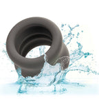CALEXOTICS - ALPHA SCROTUM STRETCHING RING BLACK - Amore24