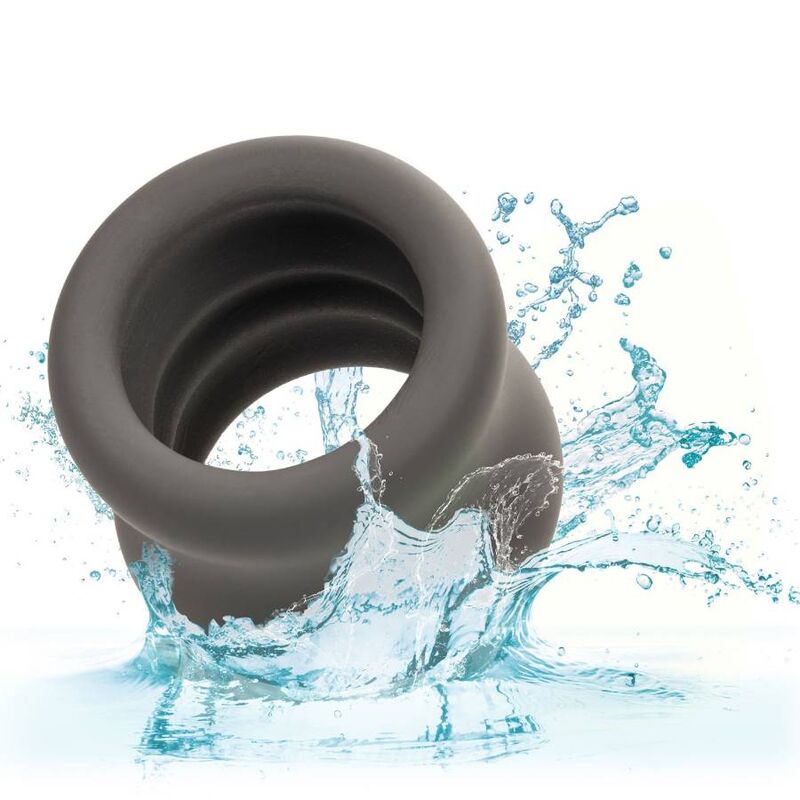 CALEXOTICS - ALPHA SCROTUM STRETCHING RING BLACK - Amore24