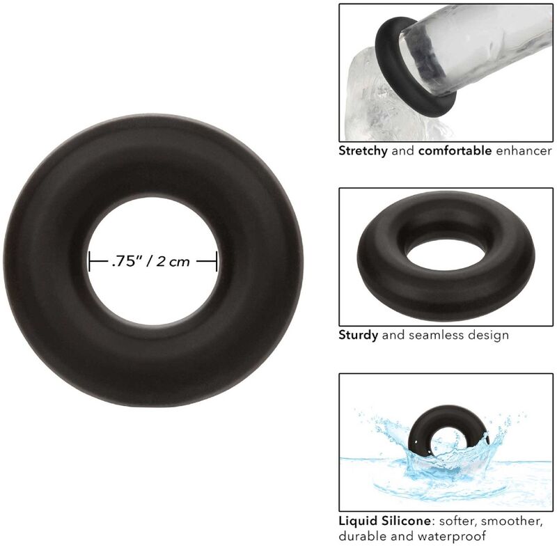 CALEXOTICS - ALPHA PROLONG MEDIUM RING BLACK - Amore24