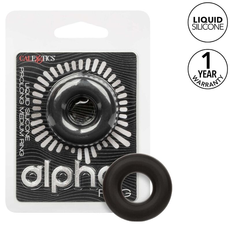 CALEXOTICS - ALPHA PROLONG MEDIUM RING BLACK - Amore24