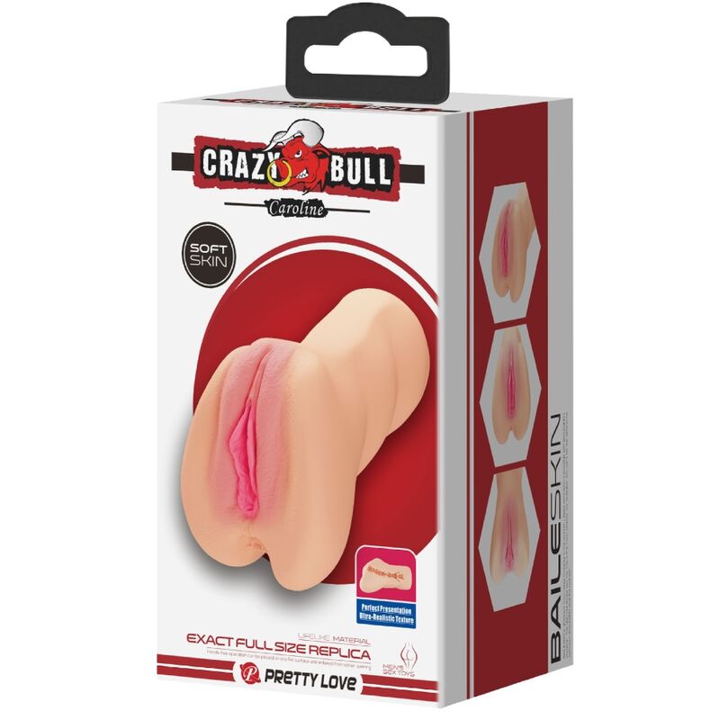 CRAZY BULL - CAROLINE VAGINA-SHAPED MASTUBADOR - Amore24