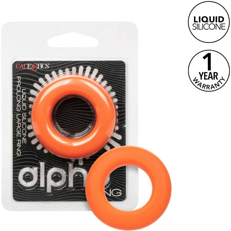 CALEXOTICS - ALPHA PROLONG LARGE RING ORANGE - Amore24
