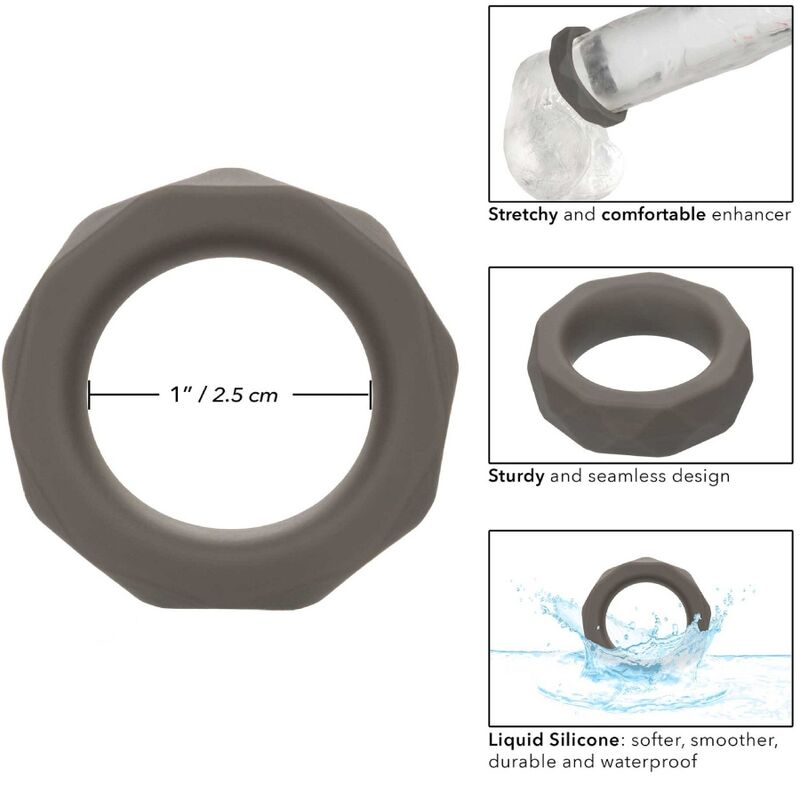 CALEXOTICS - ALPHA PROLONG PRISMATIC RING GREY - Amore24