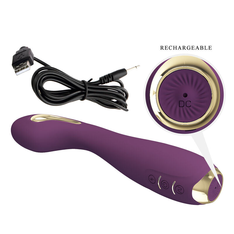 PRETTY LOVE - HECTOR ELECTROSHOCK VIBRATOR BY APP CONTROL PURPLE - Amore24