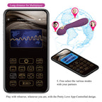 PRETTY LOVE - HECTOR ELECTROSHOCK VIBRATOR BY APP CONTROL PURPLE - Amore24