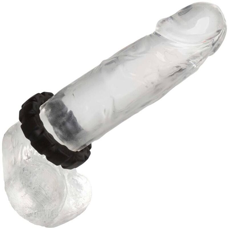 CALEXOTICS - ALPHA PROLONG TREAD RING BLACK - Amore24