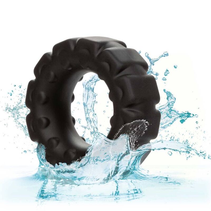 CALEXOTICS - ALPHA PROLONG TREAD RING BLACK - Amore24