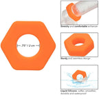 CALEXOTICS - ALPHA PROLONG SEXAGON RING ORANGE - Amore24