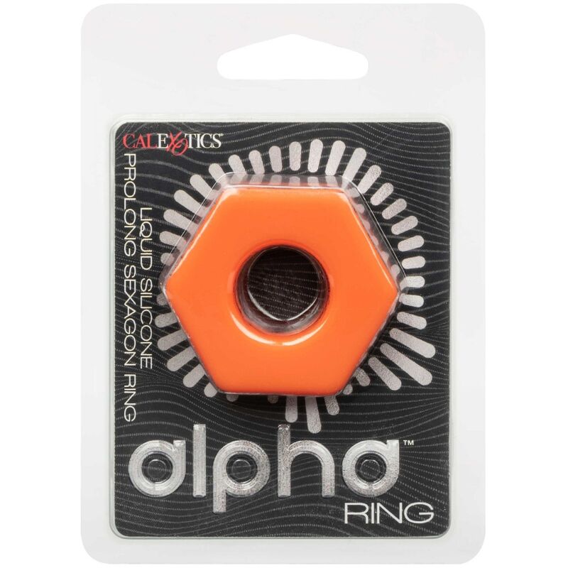 CALEXOTICS - ALPHA PROLONG SEXAGON RING ORANGE - Amore24