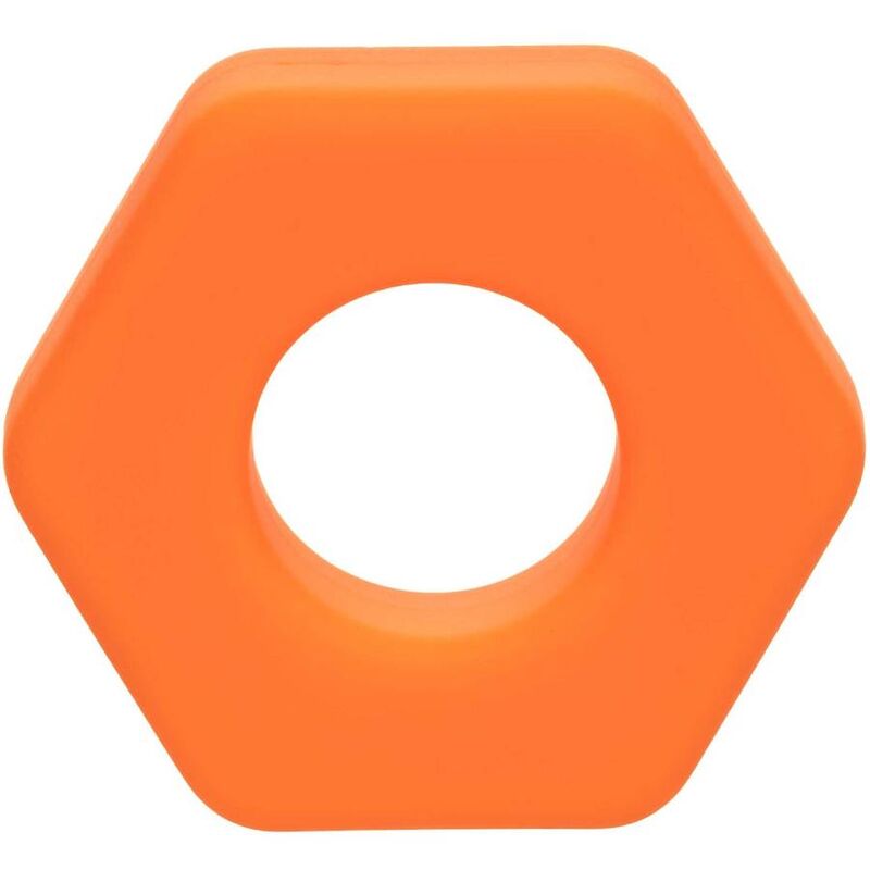 CALEXOTICS - ALPHA PROLONG SEXAGON RING ORANGE - Amore24