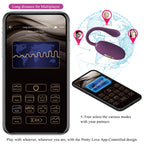 PRETTY LOVE - DOREEN PURPLE RECHARGEABLE VIBRATING EGG - Amore24