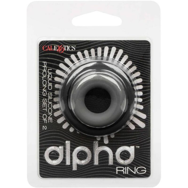 CALEXOTICS - ALPHA PROLONG SET OF 2 RING GREY - Amore24