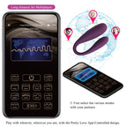 PRETTY LOVE - AUGUST REMOTE GLOBAL DOUBLE PLEASURE VIBRATOR - Amore24