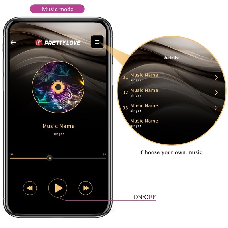 PRETTY LOVE - ABNER APP PURPLE - Amore24