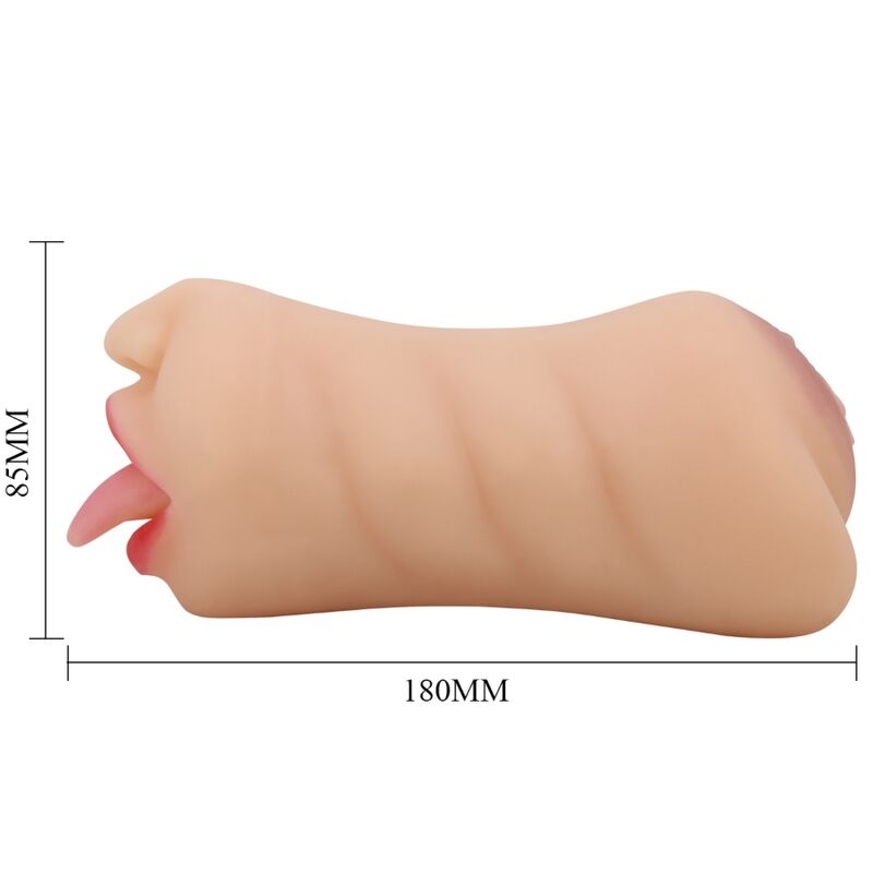 CRAZY BULL - SARAH VAGINA-SHAPED MASTUBADOR DUAL ENTRY - Amore24