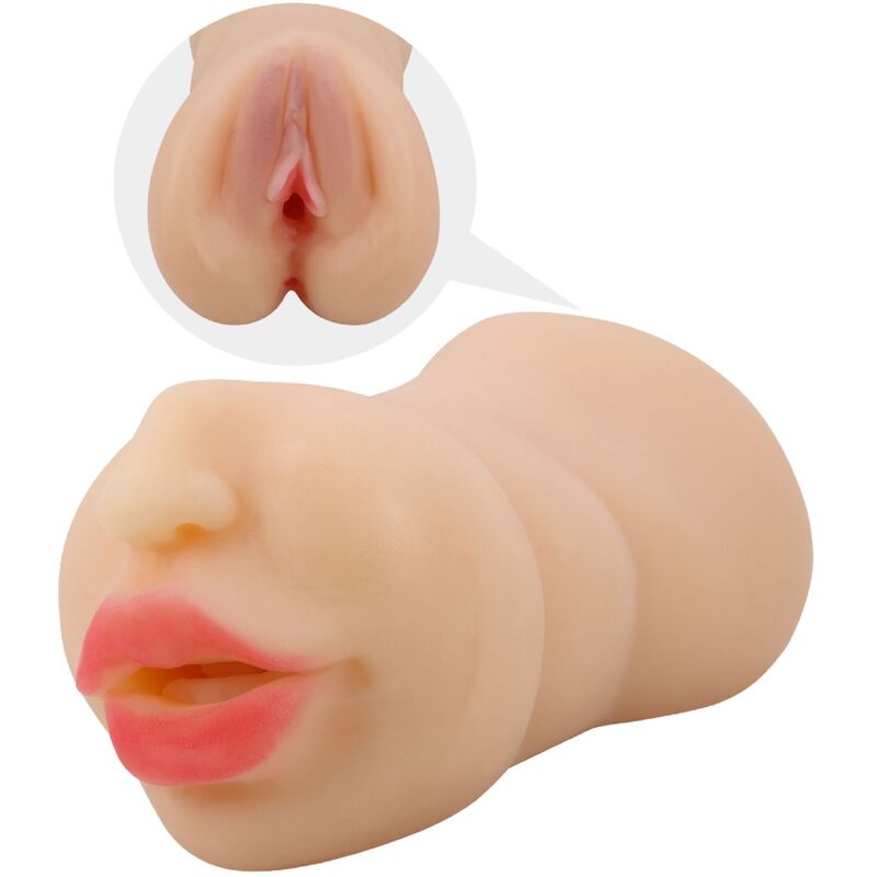 CRAZY BULL - ZOEY VAGINA-SHAPED MASTUBADOR DUAL ENTRY - Amore24